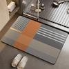 Bathroom Floor Mat Bathroom Slip-resistant Moisture-wicking Toilet Strong Door Washroom Diatom Mud Quick Drying Mat Carpet Bathroom