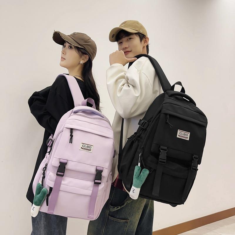 Schoolbag Large Capacity Backpack Men's Computer College Student Backpack Women's 1011 Autumn and Winter New School Bag for Junior High School
