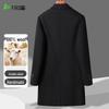 Shanshan Men's 100% Wool Double-faced Mid-Length Overcoat
