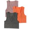 Women Ribbed Knit Sleeveless Racerback Crop Tank Top