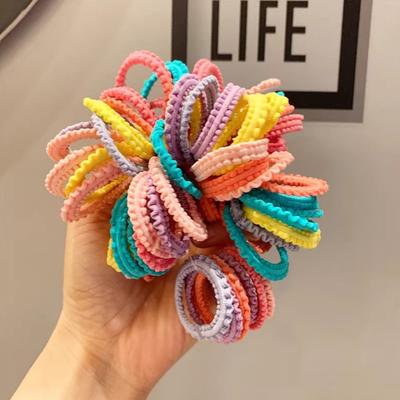 25 pièces élastiques à cheveux pour enfants avec une bonne élasticité; accessoires pour cheveux pour filles; élastiques à cheveux haute élasticité