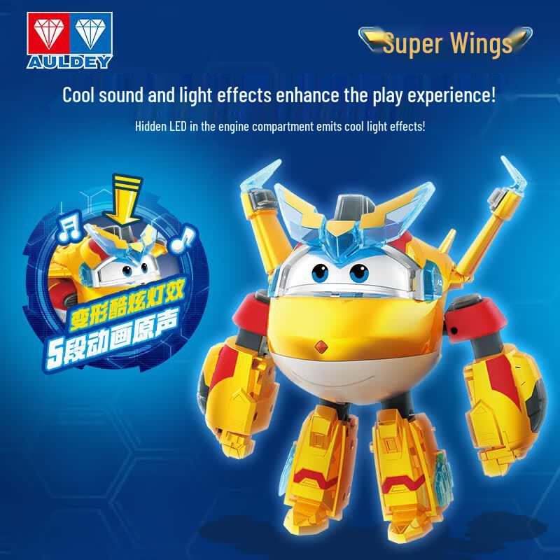 Auldey Super Wings Jett Super Gear Transforming Robot