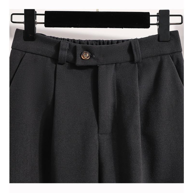 DIMANAF Winter Autumn 2025 Plus Size Women Long Pants Thick Loose Casual Vintage Lady Elastic Waist