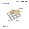 Intelligence Puzzle Zinc Alloy Disentanglement Rings - Unlock Nine Linked Rings Kongming Luban Lock Educational Toy