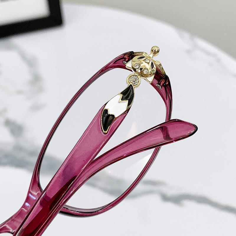 Fox Head Anti-Blue Light Glasses for Fashionable Middle-Aged and Elderly Women - High-Definition Reading Model