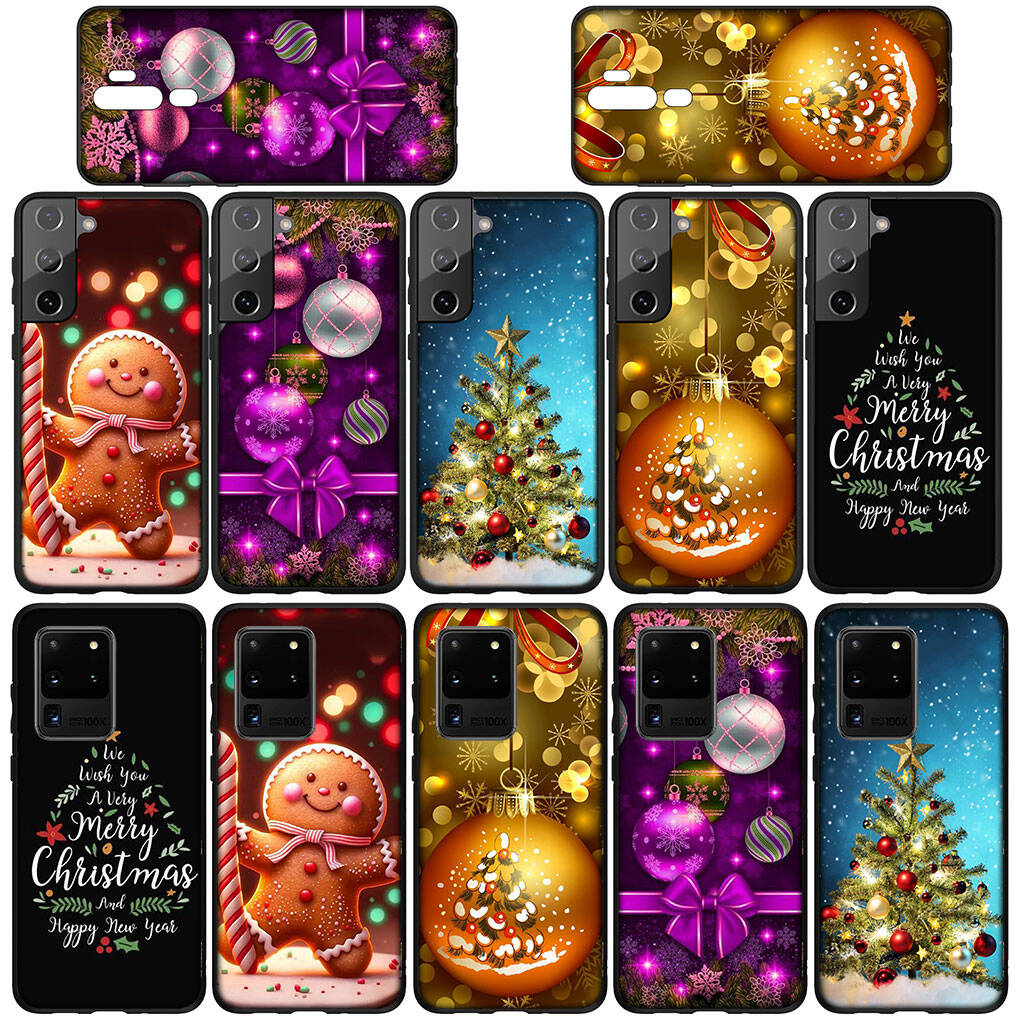 Phone Case for iPhone 17 16 15 Plus X Huawei P30 P20 Lite Redmi Note 14 12 11 13 Pro Max OPPO A60 A80 A40 A18 A38 Tree Snow Merry Christmas Deer Cover