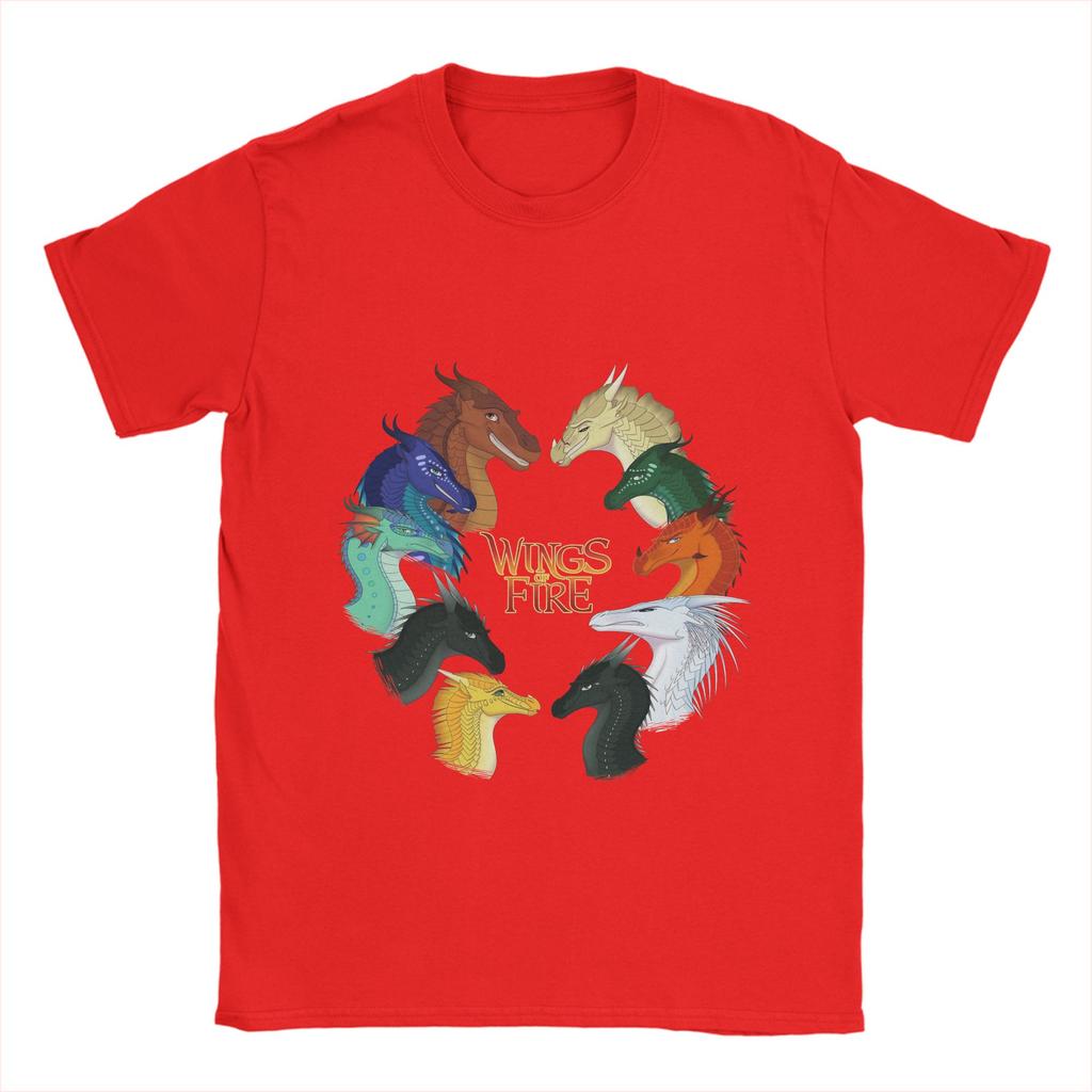 Wings of Fire T-Shirt for Men  Novelty Pure Cotton Tees Crewneck Short Sleeve T Shirt Summer Tops