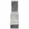 Wall Shelf Concrete Gray 104x15x49 cm Engineered Wood