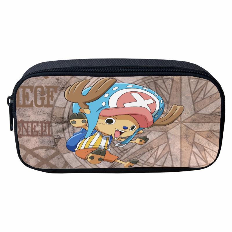 Children's Cartoon Pirate King Pencil Case - Stylish Storage for School Supplies