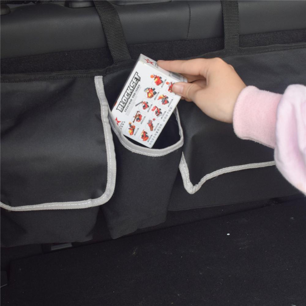 Outdoor Universal Car Storage Bag Trunk Back Seat Car Organizer Between Seats Save Space Pocket Shape Bag Rear Seats Organizer