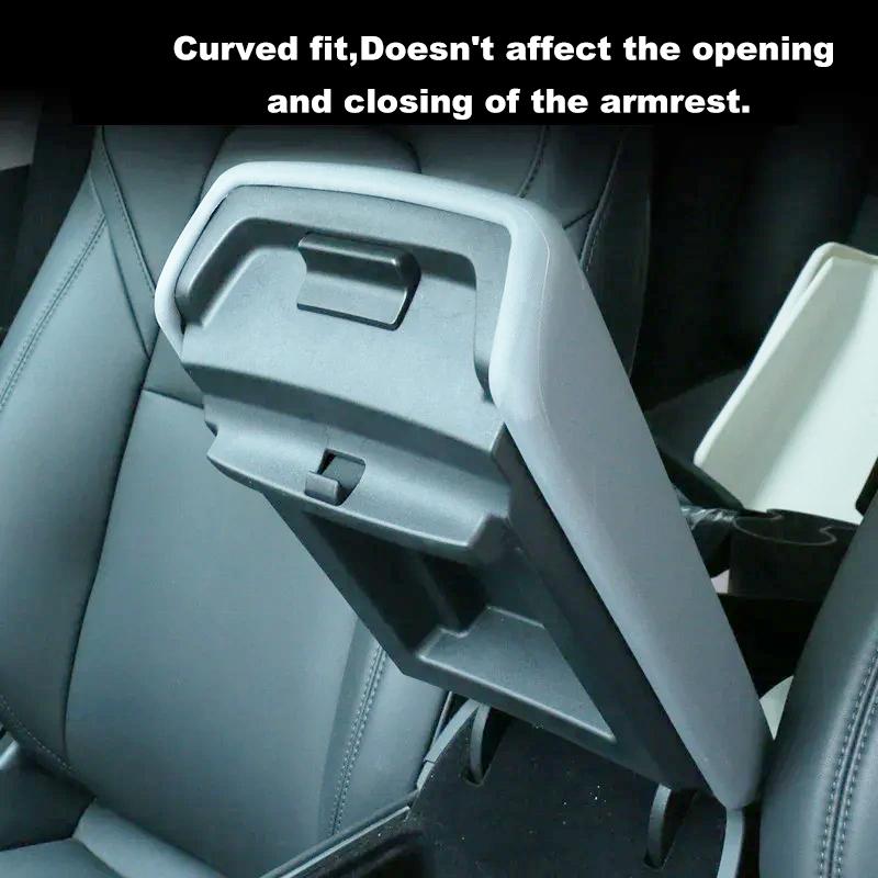 TPE Soft Armrest Protector Cover For Tesla Model 3 Y 2017-2024 Durable Center Console Pad Car Accessories