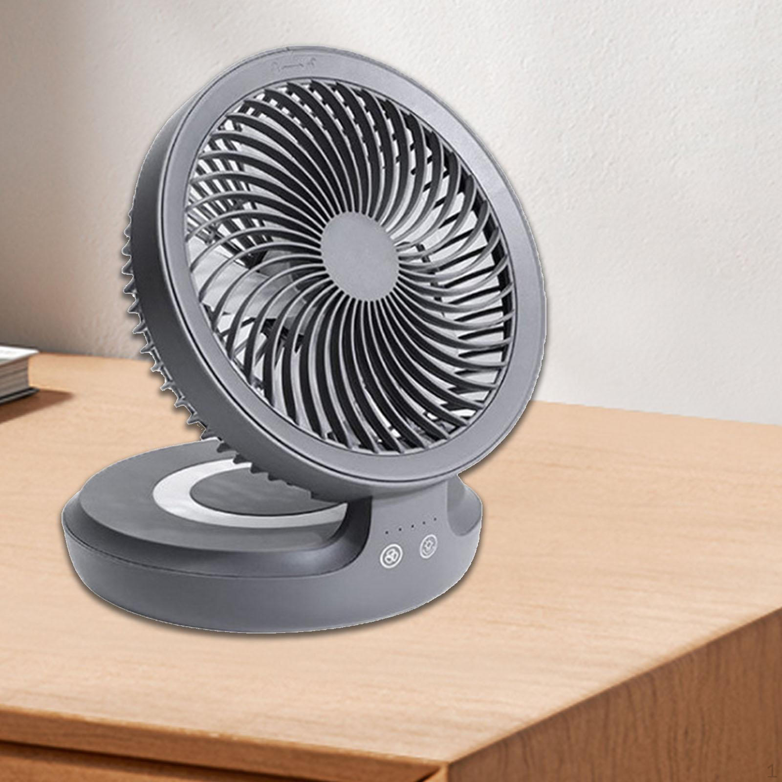 

Циркуляторы воздуха Кондиционер Легко очищаемый Беспроводной портативный USB-вентилятор емкостью 4000 мАч Устройства для перемещения воздуха серый