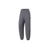 Li Ning Fitness Series Solid Color Mid Waist Straight Leg Tapered Knit Sports Pants Men Pants Shadow-Gray AYKT547-2