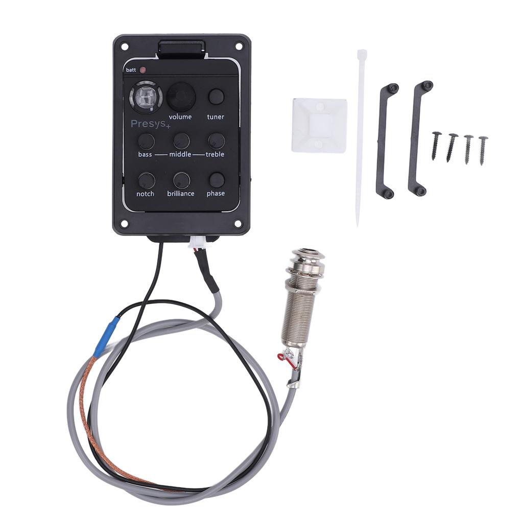 Guitar Preamp EQ Equalizer Volume Control LED Display High Sensitivity Tuner Guitar Preamplifier For Presys Plus