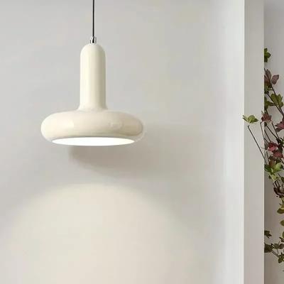 Scandinavian Macaron Small Pendant Lamp Modern Cream Style Bedroom Bedside Lamp Fashionable and Simple Restaurant Bar Table Lamp
