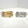 Trendy Spinelli Round Bead Ring For Women Men Stainless Steel Gold Color Minimalist Stacking Rings Fashion Zircon SR008