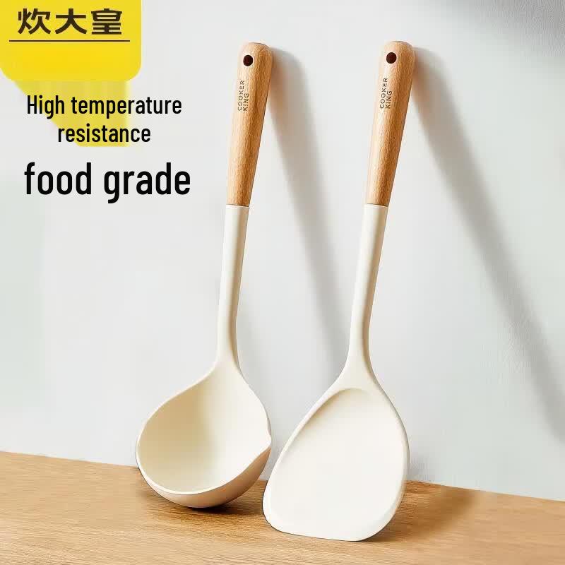 COOKER KING Silicone Spatula & Ladle Set