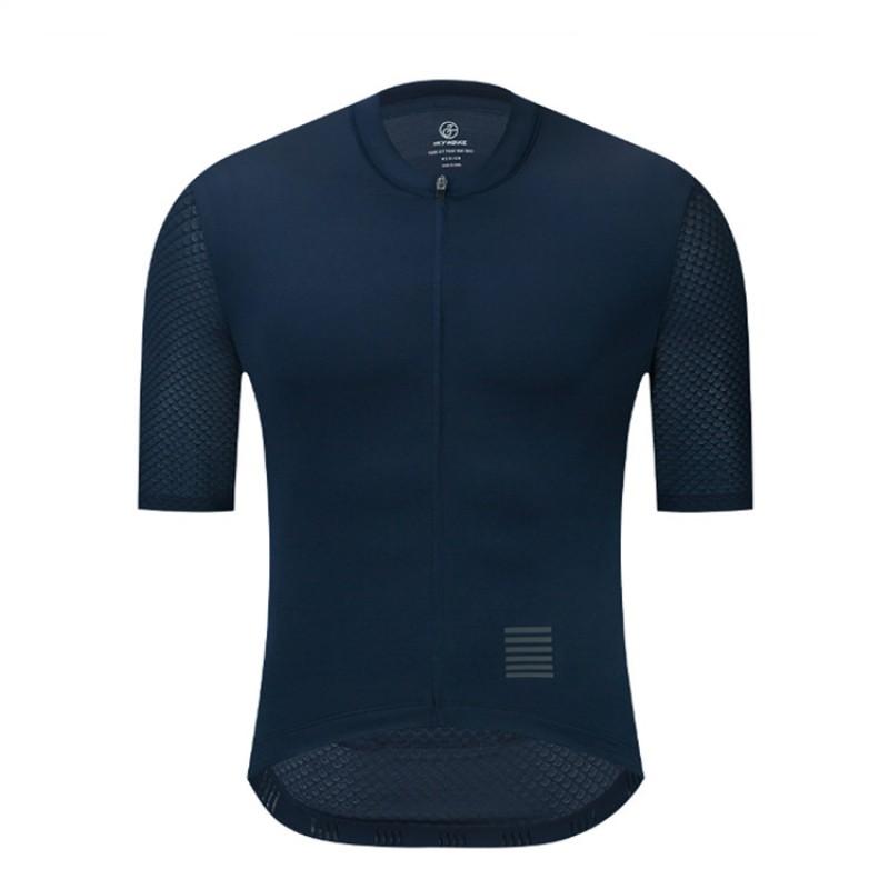 Maillot de cyclisme pour homme Respirant Séchage rapide Manches courtes Maillot de vélo Vêtements de route Sortie en extérieur