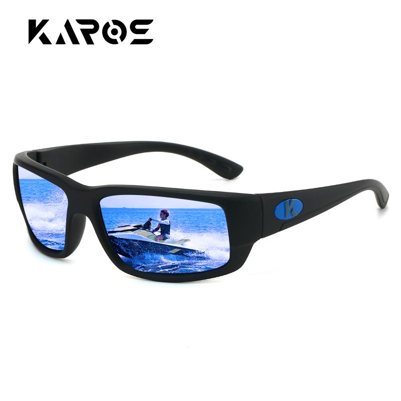 KAROS Polarized Sports Sunglasses UV400 Anti-UV Men Women Hiking Cycling Eyewear with Box Cloth Pouch YZ2028 4