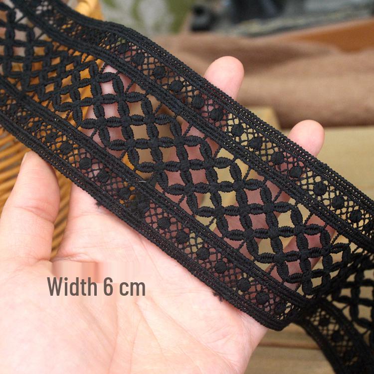 Hollow Milk Silk Lace Trim for DIY Shoulder & Waist Belt Decoration