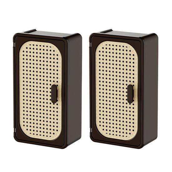 Bathroom Wall Cabinet with Door Small Wall Mounted 3 Tier Over The Toilet Storage Cabinet for Kitchen Laundry Living Room