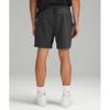 Lululemon Textured Double Knit Cotton Short 7  Heathered Black Black