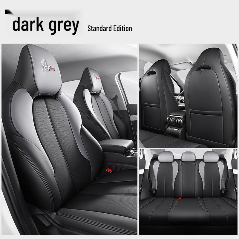 BYD Yuan Plus All-Season Leather Car Seat Covers, Full Wrap for Five Seats