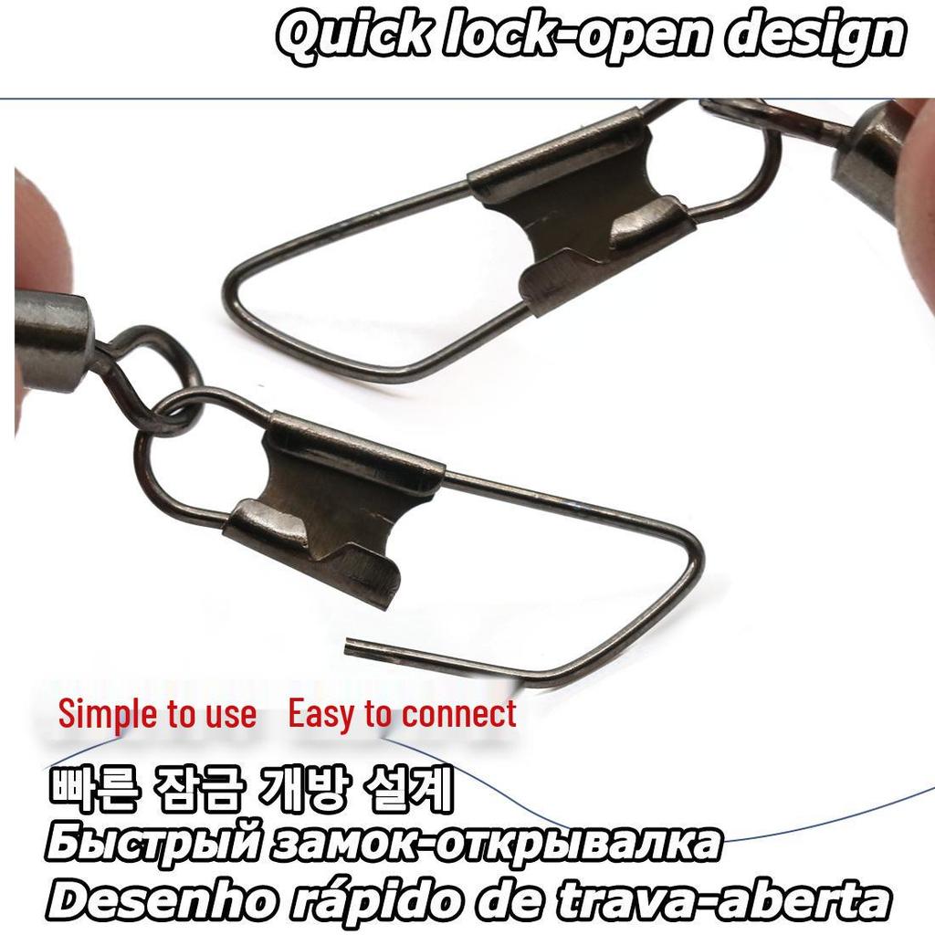 Type A American Swivel Safety Pin Quick Connector for Fishing Tackle Accessories