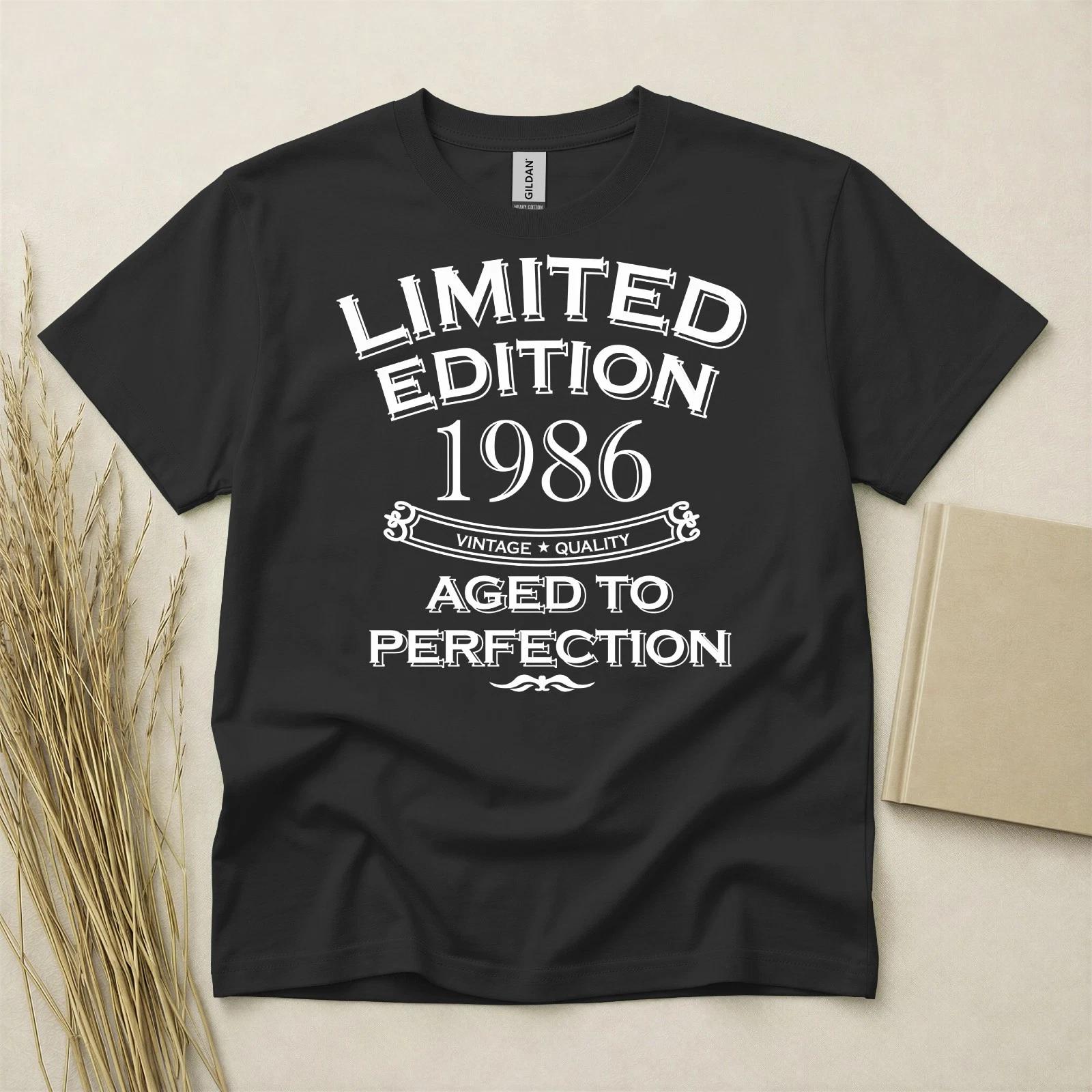 Limited Edition 1986 40th Birthday T Shirt Custom 40 Years Gildan Heavy Cotton S