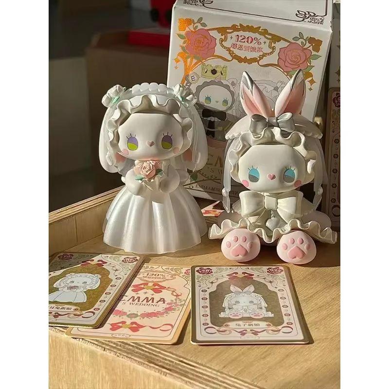 Emma New Secret Forest Wedding Collection Blind Box Toys Couple Rabbit Wedding Banquet Action Figures Mystery Box Surprise Gifts
