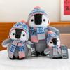 Schal Mütze Pinguin Plüschtier Aquarium Souvenirs Skigebiet Event Geschenke Winter Heimdekorationen