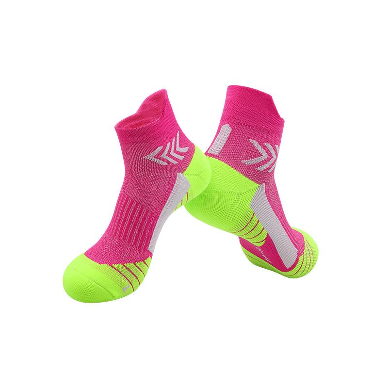 Professional Running Socks Coolmax Badminton Socks Quick-Drying Breathable Non-Slip Hiking Socks Short Cycling Socks