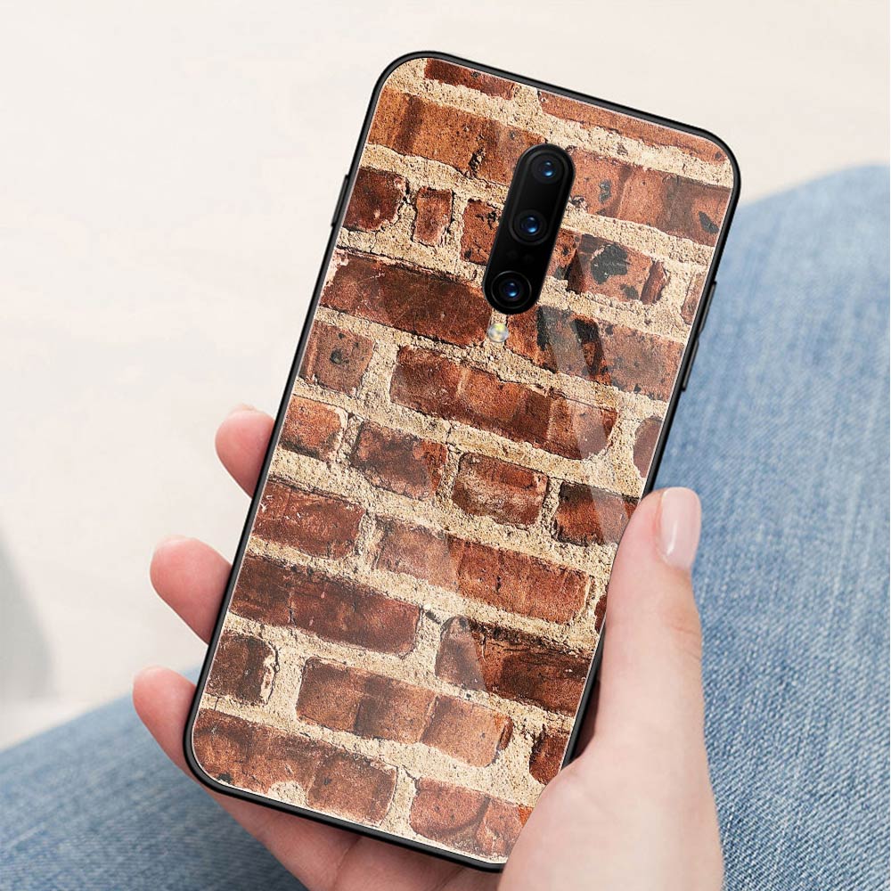 Hülle für Oneplus 7 Bunte quadratische Glasrückseite Hülle Oneplus 5t coque für Oneplus 1+ 5 6 Oneplus 6 6t 7 pro