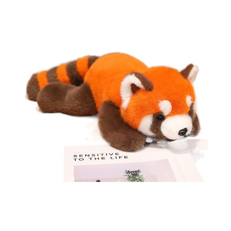 Lying Fox Doll Little Panda Plush Toy Raccoon Doll Children Sleeping Doll Boys And Girls Birthday Gift