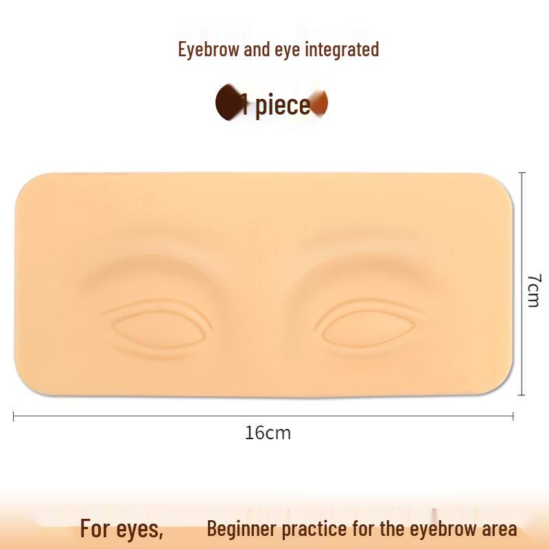 Beginner Microblading Practice Skin: Eyebrow & Eye Module Simulation