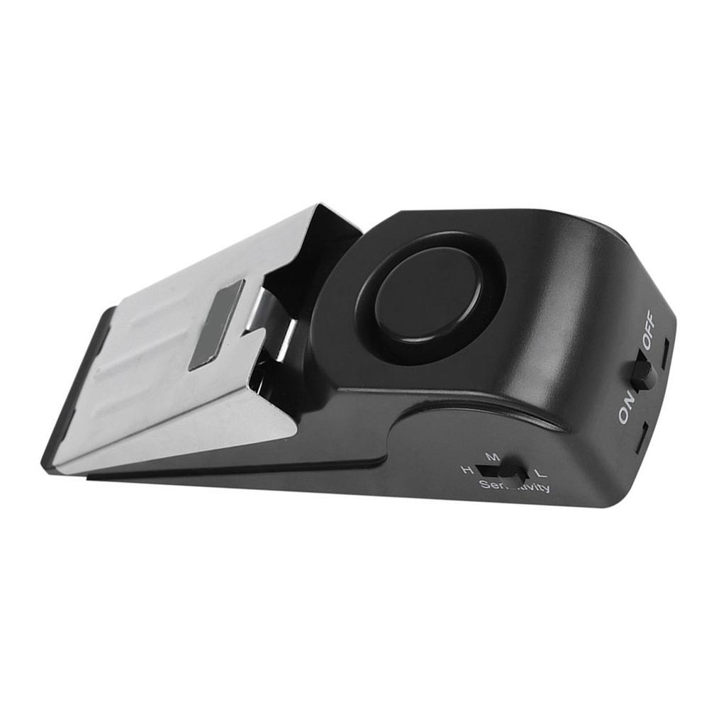 Portable Wedge Shaped Door Stop Alarm Home Travel Security System Wireless Alert Burglar 120db