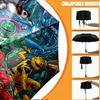 Custom Name Personalized Power Rangers Print Umbrella, Auto Open Close, 8‑Rib Sturdy Frame, Commute Camping Hiking Use, Birthday Gift