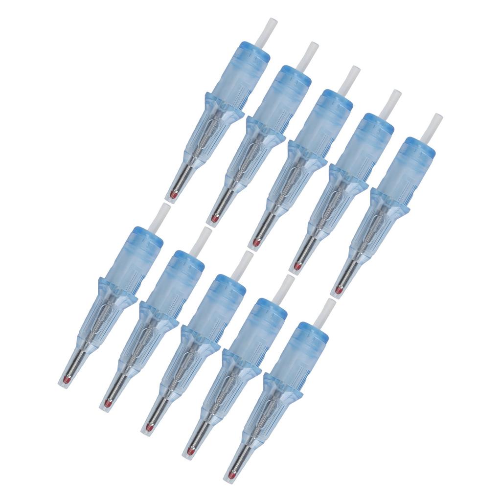 10 Stück 2ml Tattoo Kugelschreiber Patronen 0,5mm Übungs-Kugelschreiber Patronen Tattoo Nadeln für