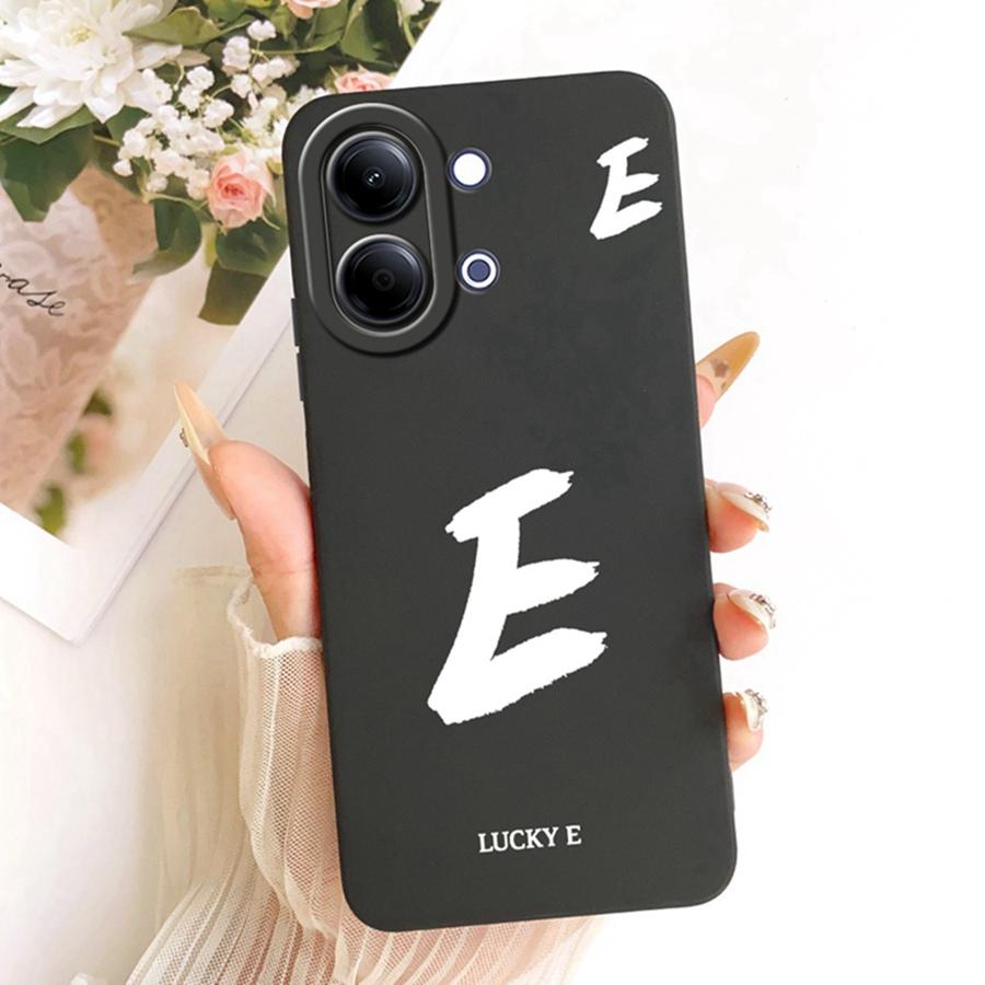 For Vivo Y05 4G Case Y11d Y11 5G Cover Lucky A-Z Letters Soft Silicone Coque Phone Case For Vivo Y21 5G V2553 Cases
