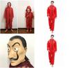 Lightweight Salvador Dali Money Heist La Casa De Papel Costume And Mask Set