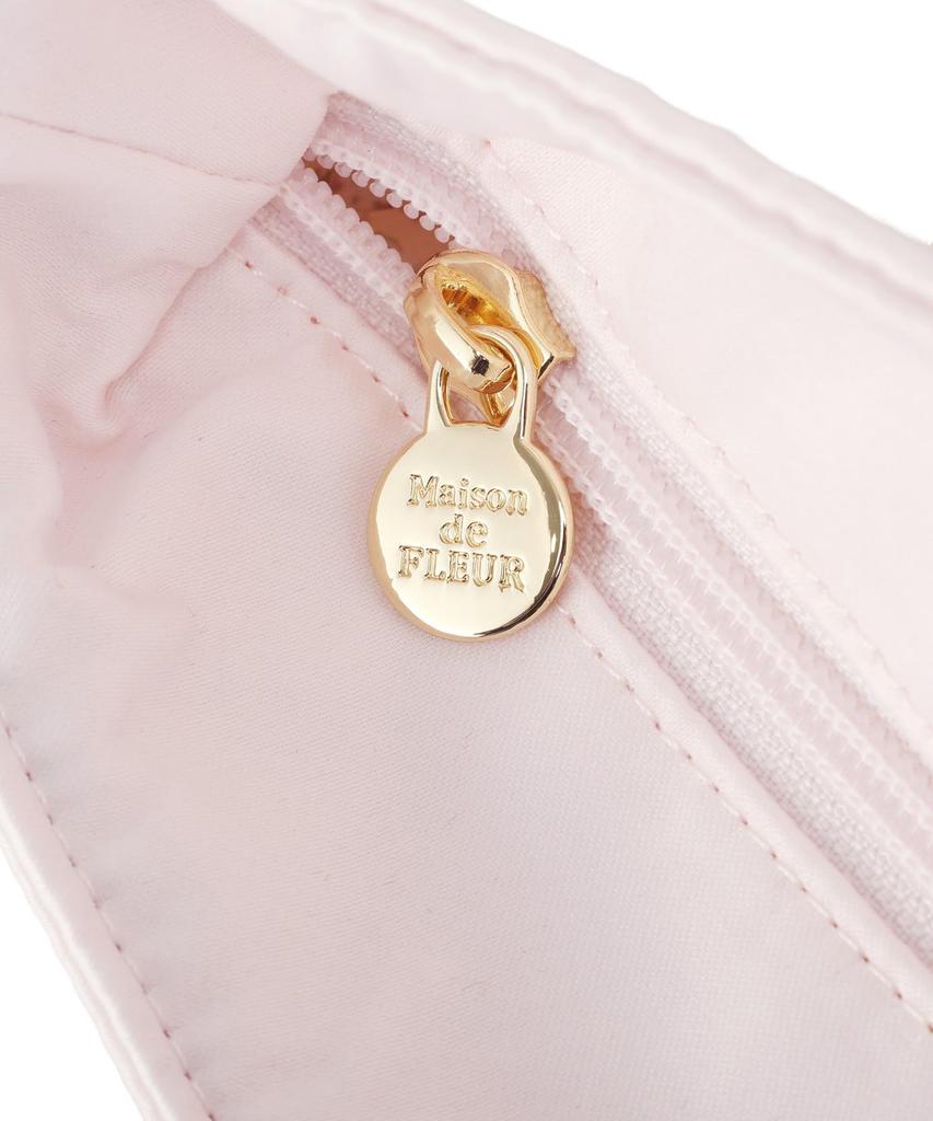 Maison de FLEUR Brand Logo Frill Handle Tote Bag M Navy F Tote Bag 08001386500