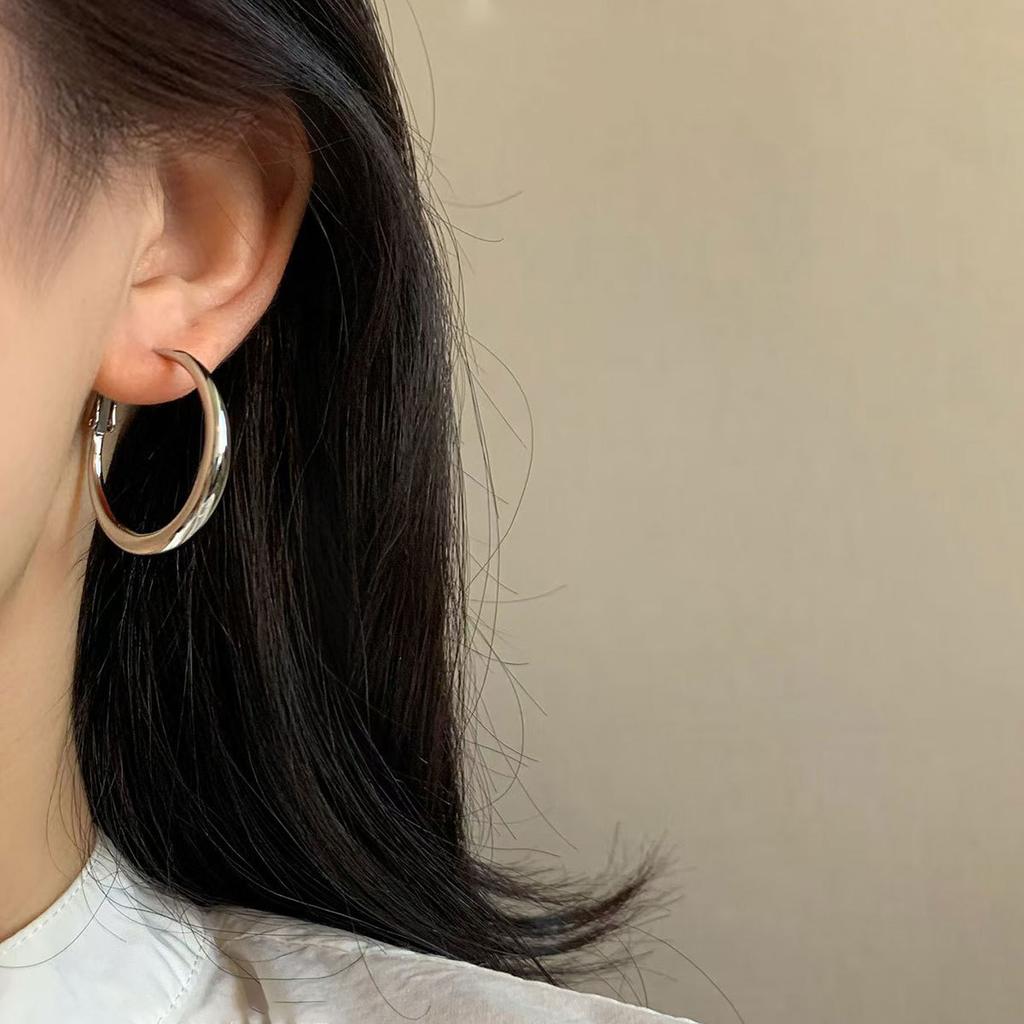Exaggerated Large Circle Earrings, Women'S Earrings, High-End Earrings, Unique Niche Design Earrings