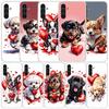Lovely Puppy Heart Dogs Phone Case For Samsung Galaxy A17 A37 A57 A16 A15 A14 A13 A56 A55 A54 A53 A36 A35 A34 A33 A26 A25 A24 A2