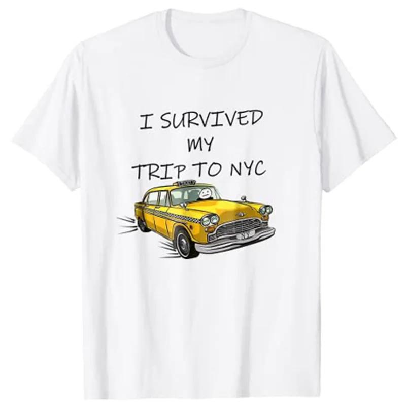 Funny Taxi Graphic TShirt Unisexs Crew Neck Cotton Short Sleeve Tee S