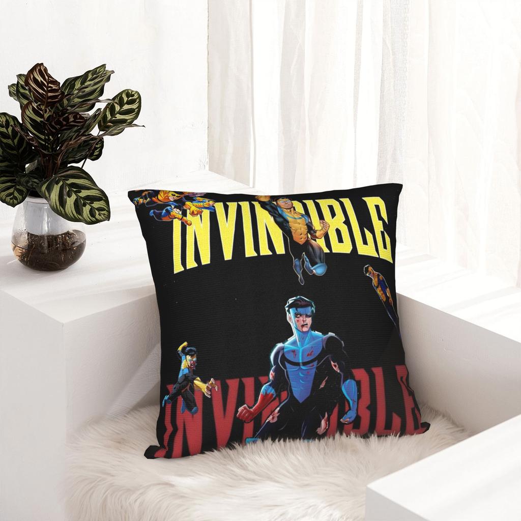 Invincibles Comic Pillowcases Merch Soft Cushion Cover Decoration Throw Pillow Case Cover Chair Multi-Size