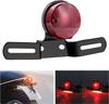 Biqing Fahrradrücklicht Rundes Motorrad-Rücklicht, Fahrrad