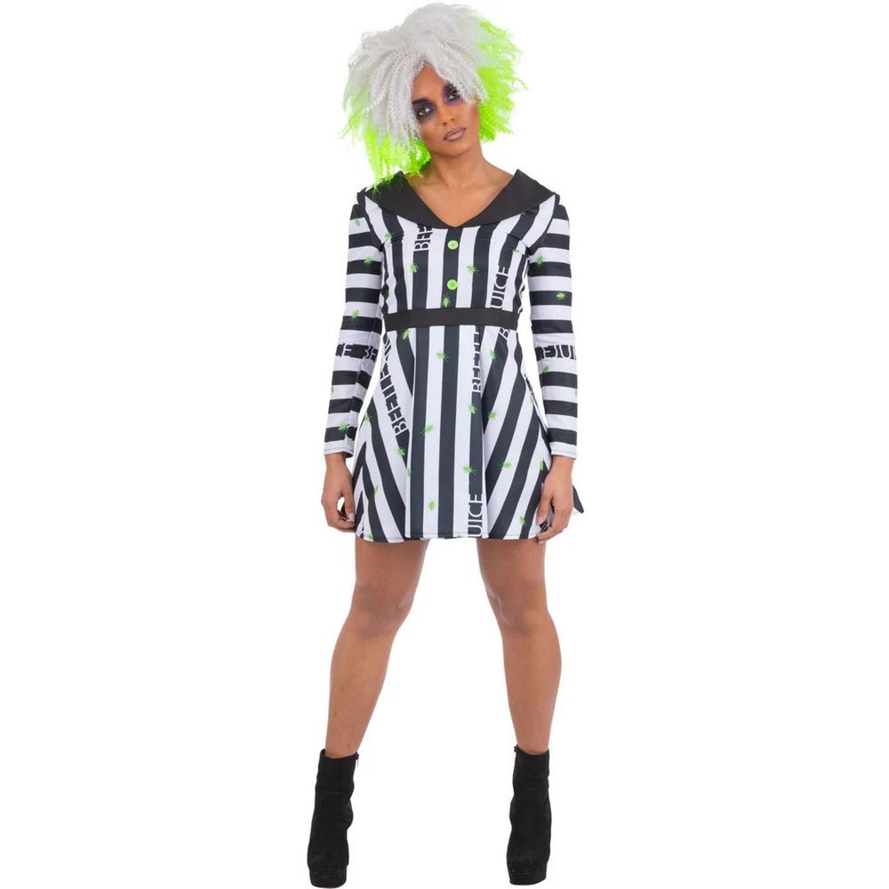 Beetlejuice Womens/Ladies Costume Dress