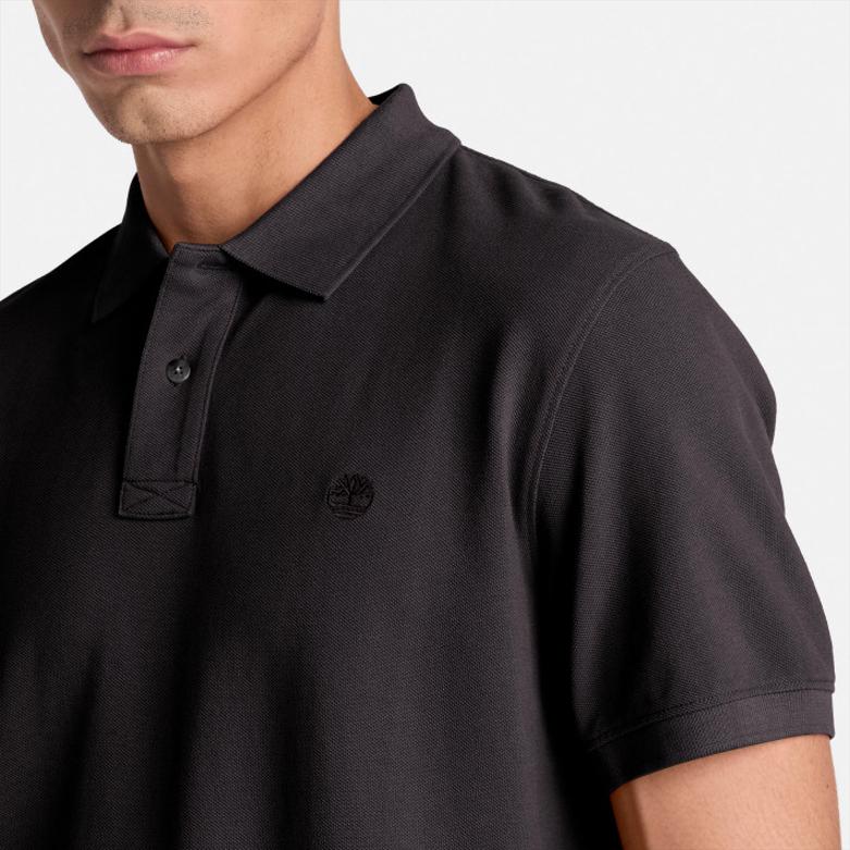 Timberland Solid Color Breathable Short Sleeve Polo Shirt Men Tops TB0A5TR30011