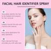 1PC Facial Hair Identifier And Hair Removal Spray(It Contains 4 Eyebrow Trimmers), Facial Skin Clean