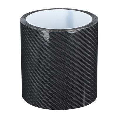Siyah Karbon Fiber Koruyucu Film Araba Kapısı Kenar Koruyucu Çizilmeye Karşı Etiket(10cm x 3 metre )